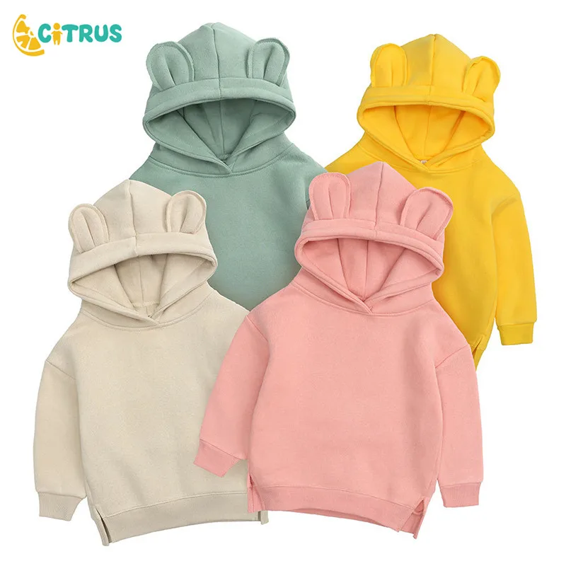 Cute Baby Girls Hoodies Sweater Kids Boys Autumn Clothes With Bear Ear Spring Baby Boys Clothes Solid Infant Children's Clothing
Cute Baby Girls Hoodies Sweater Kids Boys Autumn Clothes With Bear Ear Spring Baby Boys Clothes Solid Infant Children's Clothing