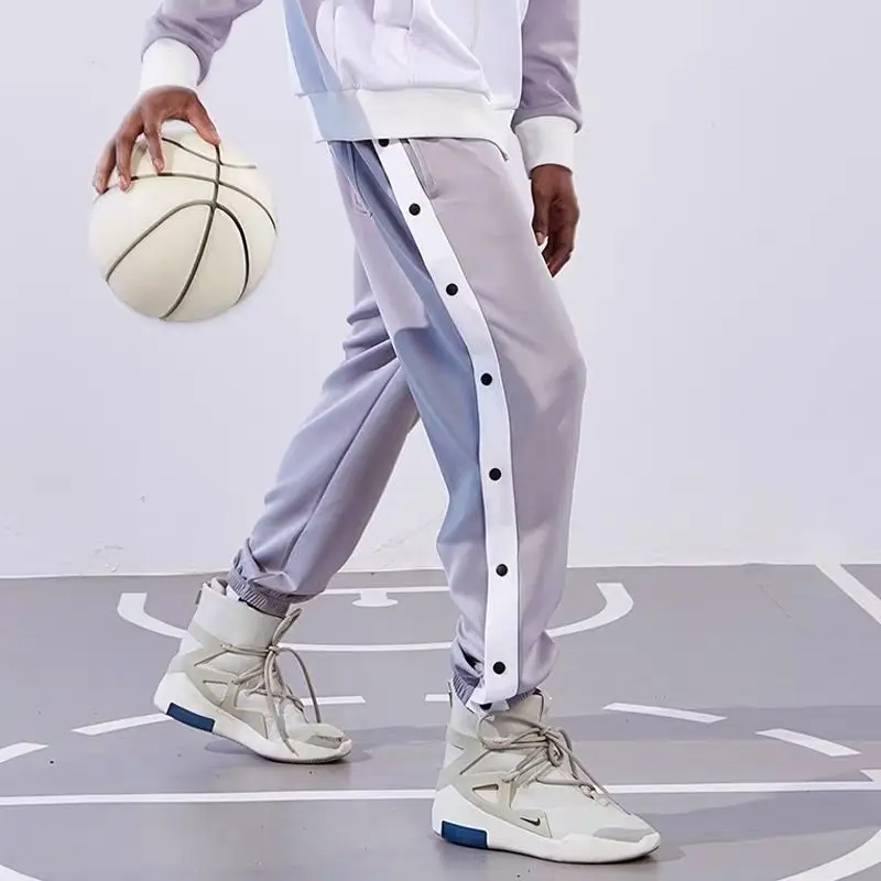 Fully Open Buttoned Foot-breasted Pants Side Row Basketball Pants Buttoned Pants Sports Pants Trousers Training Uniforms Men
Fully Open Buttoned Foot-breasted Pants Side Row Basketball Pants Buttoned Pants Sports Pants Trousers Training Uniforms Men