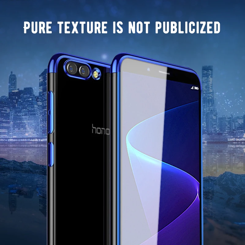 Противоударный бампер Прозрачный чехол для Huawei Honor Note10 8X 10 9 8 Lite V10 V9 Play Max 8C 6C Pro 7X