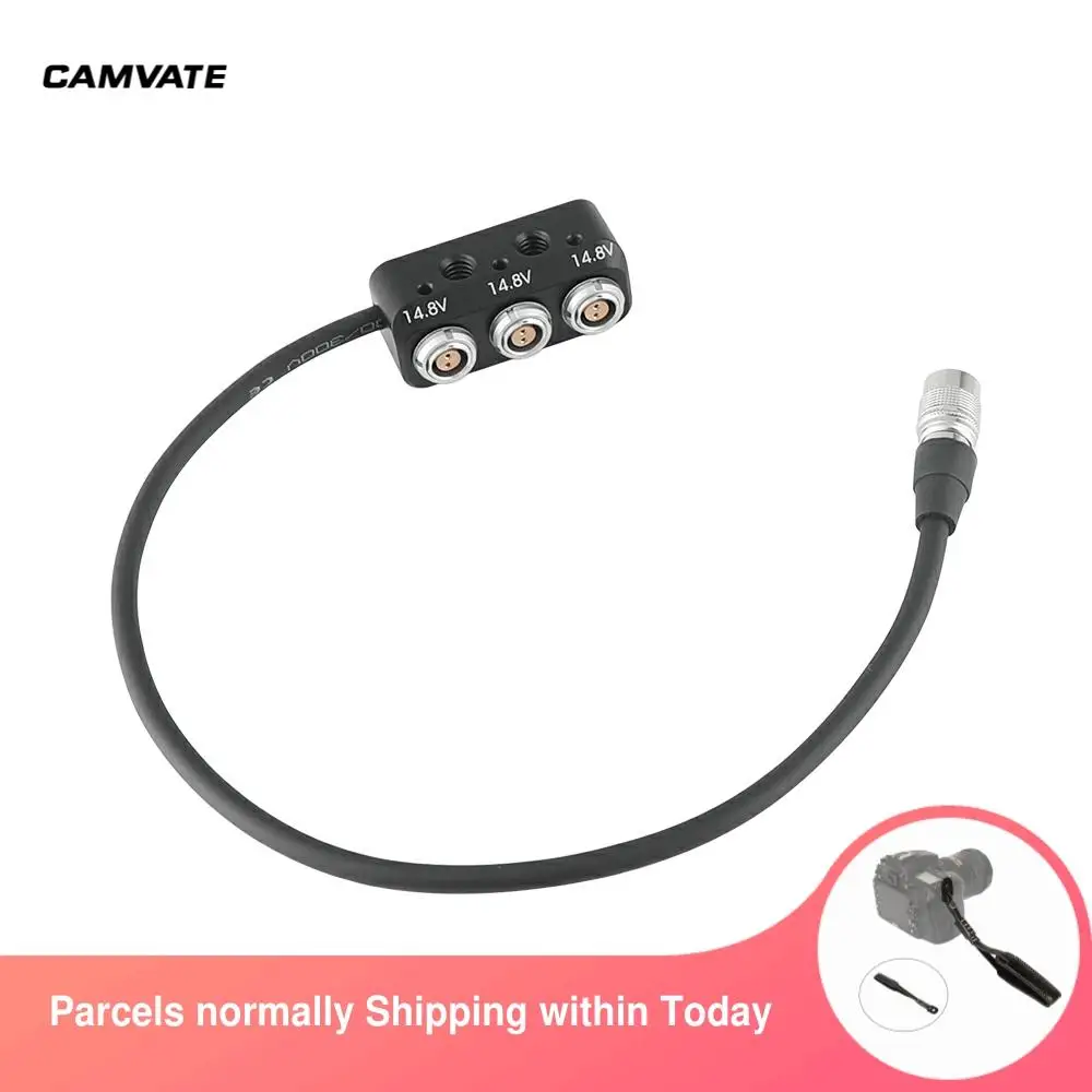 CAMVATE 1To 3 Power Splitter (4pin Hirose) Converts Male 4pin Hirose Adapter To 3 Female 0B 2pin Adapter For Teradek,Paralinx
CAMVATE 1To 3 Power Splitter (4pin Hirose) Converts Male 4pin Hirose Adapter To 3 Female 0B 2pin Adapter For Teradek,Paralinx