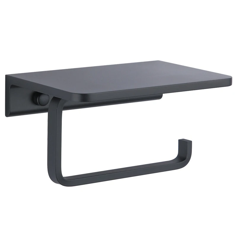 Toilet Paper Holder Bathroom Tissue Paper Roll Holder with Shelf Wall Mount, Bathroom Tissue Holder
Toilet Paper Holder Bathroom Tissue Paper Roll Holder with Shelf Wall Mount, Bathroom Tissue Holder