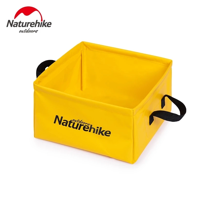 

NatureHike Outdoor Picnic BBQ Bucket Water Bag Foldable Square Sink Dish Wash Basin for Backpacking Camping Fishing Travelling