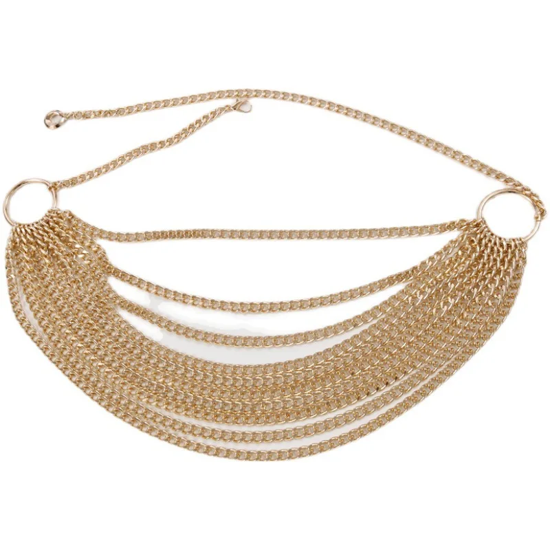 Fashion Multi-Layer Chain Ladies Decoration Chain Metal Gold Waist Chain Belt Tide
Fashion Multi-Layer Chain Ladies Decoration Chain Metal Gold Waist Chain Belt Tide