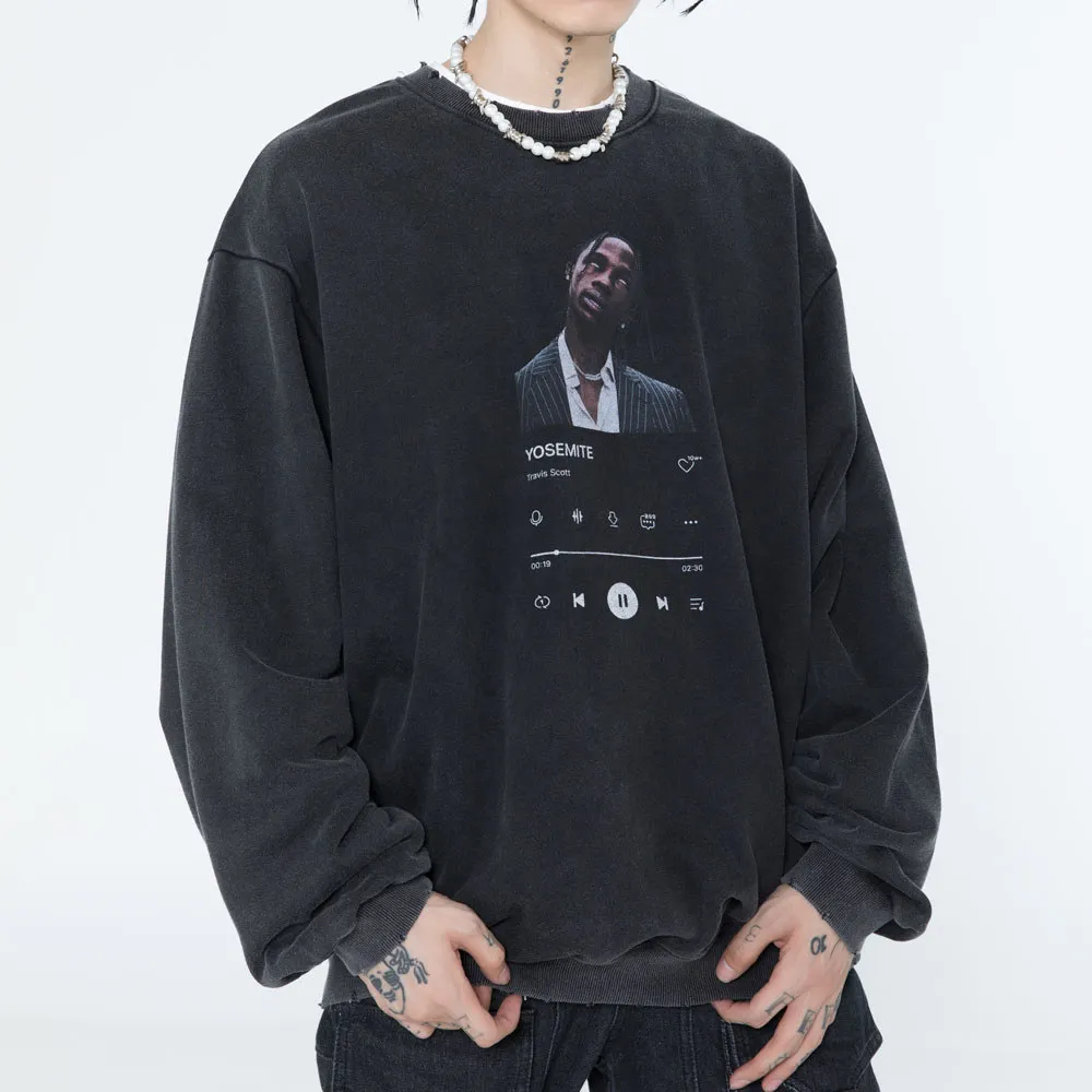 Men's Sweatshirt Tops Travis Print Hoodie Oversized Hip Hop Fashion Streetwear Harajuku Pullover Cotton Spring Autumn Clothing
Men's Sweatshirt Tops Travis Print Hoodie Oversized Hip Hop Fashion Streetwear Harajuku Pullover Cotton Spring Autumn Clothing