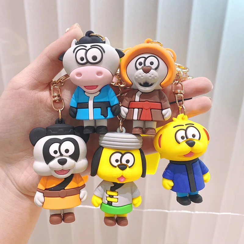 Cartoon Cute Animal League Keychain Fashion Zoon Student Keyring Men And Women Kids Bag Pendant Car Keychain Gift For Children
Cartoon Cute Animal League Keychain Fashion Zoon Student Keyring Men And Women Kids Bag Pendant Car Keychain Gift For Children