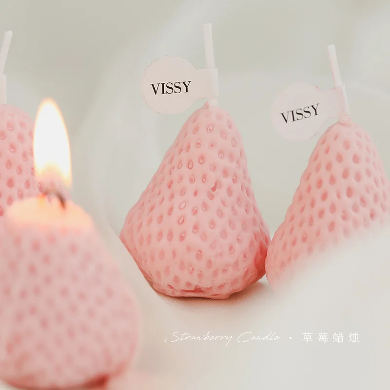 Strawberry Scented Candle Set Soy Wax Scented Candle Birthday Souvenir Home Decoration Children Birthday Candle
Strawberry Scented Candle Set Soy Wax Scented Candle Birthday Souvenir Home Decoration Children Birthday Candle