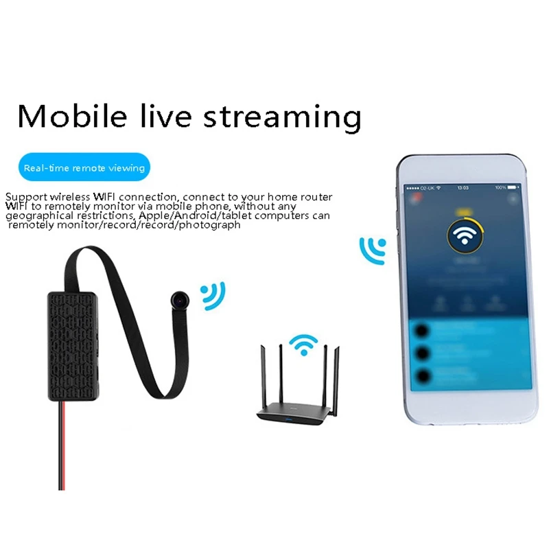 HD 4K DIY Portable WiFi IP Wireless Mini Camera Remote View P2P Mini Webcam Camcorder Video Recorder
HD 4K DIY Portable WiFi IP Wireless Mini Camera Remote View P2P Mini Webcam Camcorder Video Recorder
