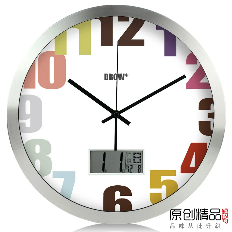 Large Wall Clock Modern Design Kitchen Metal Round Nordic Silent Minimalist Kids Rooms Wall Watch Reloj Pared Home Decoration E5
Large Wall Clock Modern Design Kitchen Metal Round Nordic Silent Minimalist Kids Rooms Wall Watch Reloj Pared Home Decoration E5