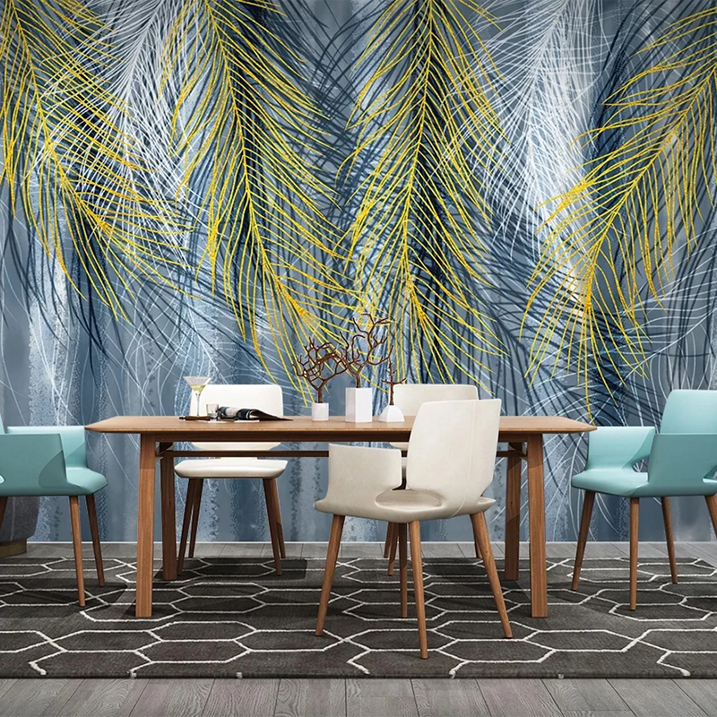 Custom 3D Photo Wallpaper Murals Hand Painted Nordic Abstract Feather Restaurant Living Room Sofa TV Background Wall Painting
Custom 3D Photo Wallpaper Murals Hand Painted Nordic Abstract Feather Restaurant Living Room Sofa TV Background Wall Painting