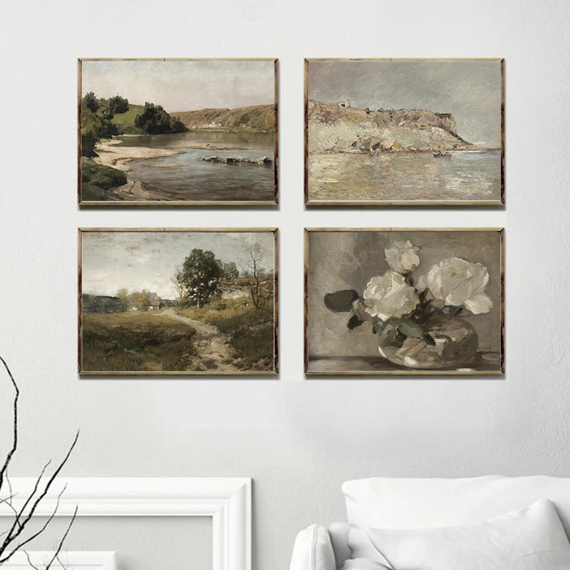 Retro Wall Art Prints Vintage Landscape Pictures Frameless Decorative Canvas Painting Frameless Posters Home Wall Decor
Retro Wall Art Prints Vintage Landscape Pictures Frameless Decorative Canvas Painting Frameless Posters Home Wall Decor