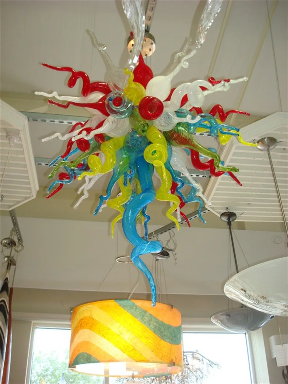 Bedroom Chandelier Led 100% Mouth Colorful Borosilicate Hand Blown Glass Lighting
Bedroom Chandelier Led 100% Mouth Colorful Borosilicate Hand Blown Glass Lighting