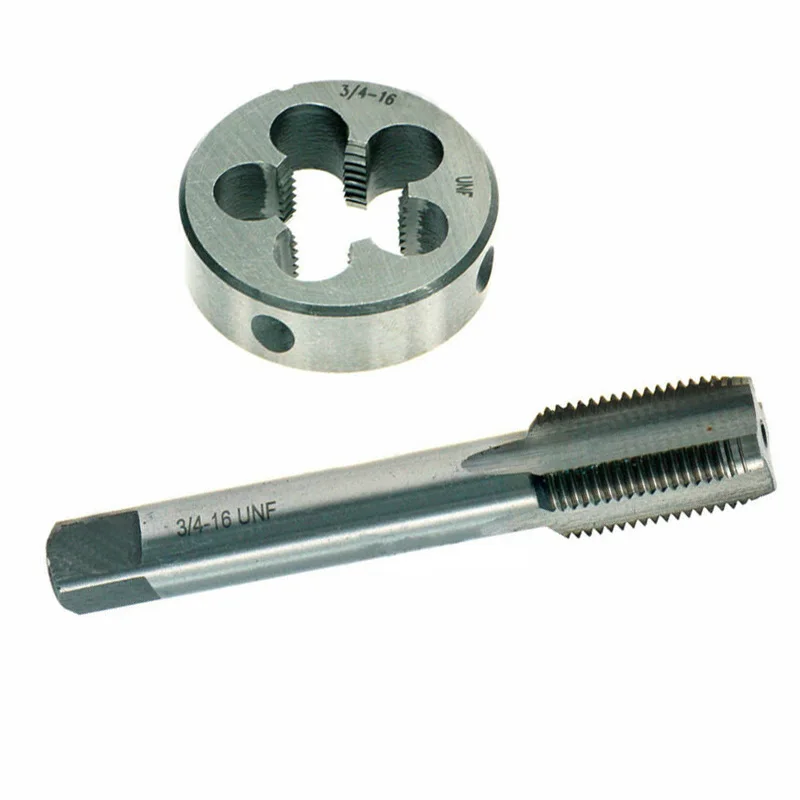 3/4-16 UNF Right Hand Thread Tap And Die Set 3/4'' - 16 TPI Threading HSS Kit Tap - High Speed Steel (HSS) Mold-Alloy Tool Steel
3/4-16 UNF Right Hand Thread Tap And Die Set 3/4'' - 16 TPI Threading HSS Kit Tap - High Speed Steel (HSS) Mold-Alloy Tool Steel