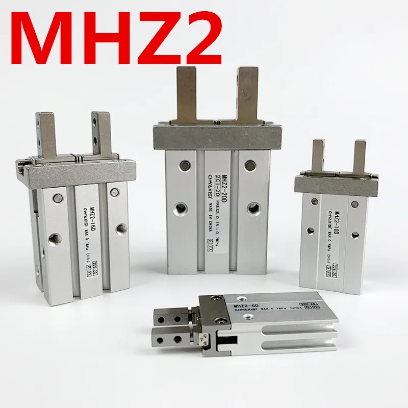 

MHZ2 10D 16D 20D 25D 32D 40D Double Acting Air Gripper Pneumatic Finger Cylinder SMC Type Aluminium Clamps Bore 10-40mm Grab