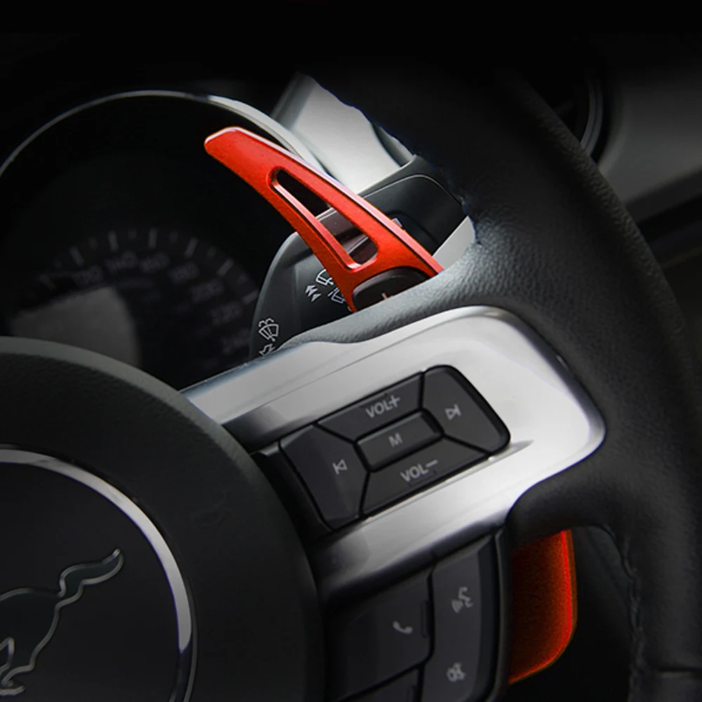 One Pair Car Steering Wheel Shift Paddle Shifter For Ford Mustang 2015 2016 2017 2018 2019 
One Pair Car Steering Wheel Shift Paddle Shifter For Ford Mustang 2015 2016 2017 2018 2019