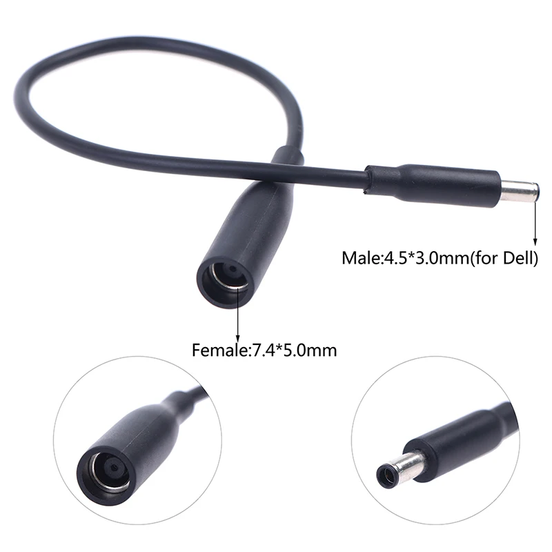 1pc DC Power Charge Converter Adapter Cable Cord 7.4*5.0 To 4.5*3.0 Mm Female For Dell Laptop
1pc DC Power Charge Converter Adapter Cable Cord 7.4*5.0 To 4.5*3.0 Mm Female For Dell Laptop