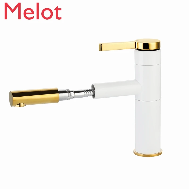 Медный смеситель для раковины Выдвижной Смеситель для горячей и холодной воды удлиненный смеситель для ванной Телескопический смеситель 
Медный смеситель для раковины Выдвижной Смеситель для горячей и холодной воды удлиненный смеситель для ванной Телескопический смеситель