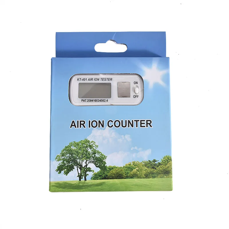 KT401 Household Negative Ion Tester Portable Air Ion Counter Air Ion Mini Meter 10,000~1999 Million (ion/cm3) 1.5V*2 Hot Sale
KT401 Household Negative Ion Tester Portable Air Ion Counter Air Ion Mini Meter 10,000~1999 Million (ion/cm3) 1.5V*2 Hot Sale