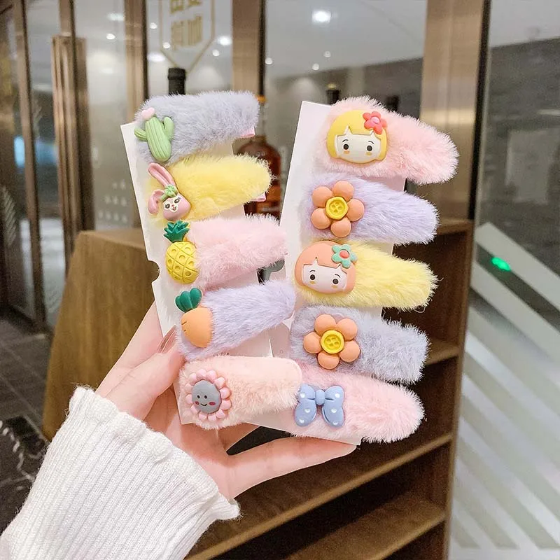 5 PCS/Set Girls Kids Cute Cartoon Animal Plush Star Hairpins Sweet Hair Clips Barrette Furry Hair Accessories Hairclips
5 PCS/Set Girls Kids Cute Cartoon Animal Plush Star Hairpins Sweet Hair Clips Barrette Furry Hair Accessories Hairclips