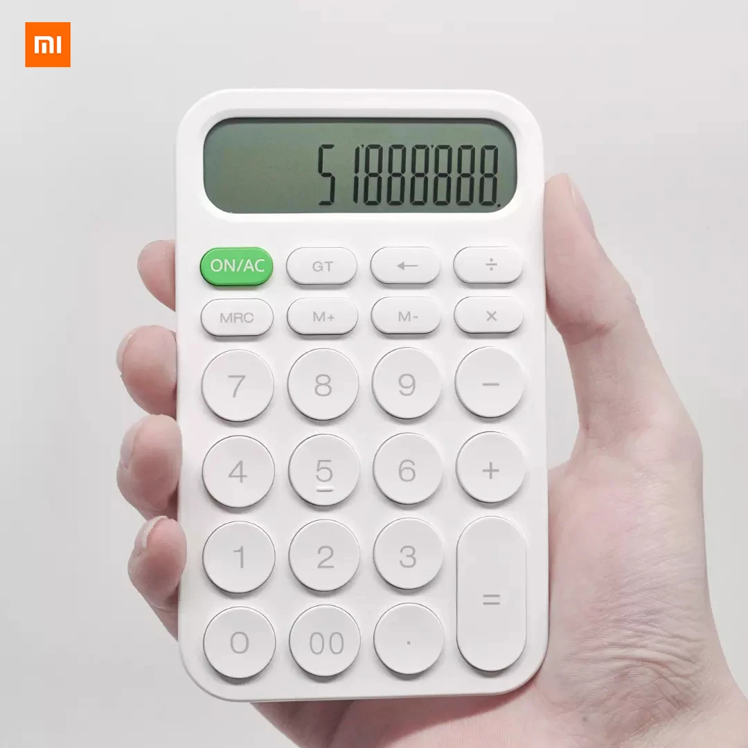 Калькулятор Xiaomi Mijia Youpin MiiiW, стандартное издание, современный, простой и элегантный цвет, светодиодный дисплей
Калькулятор Xiaomi Mijia Youpin MiiiW, стандартное издание, современный, простой и элегантный цвет, светодиодный дисплей