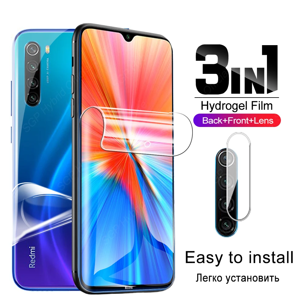 3в1 Гидрогелевая пленка для экрана для Xiaomi Redmi Note 8 2021 Note8 Pro 8T 8Pro защитная пленка на объектив камеры Readmi 8a
3в1 Гидрогелевая пленка для экрана для Xiaomi Redmi Note 8 2021 Note8 Pro 8T 8Pro защитная пленка на объектив камеры Readmi 8a