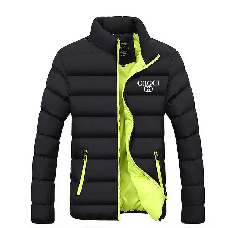 Winter Jacket Men Yes Boss Fashion Stand Collar Male Parka Jacket Mens Solid Thick Jackets and Coats Man Winter Parkas