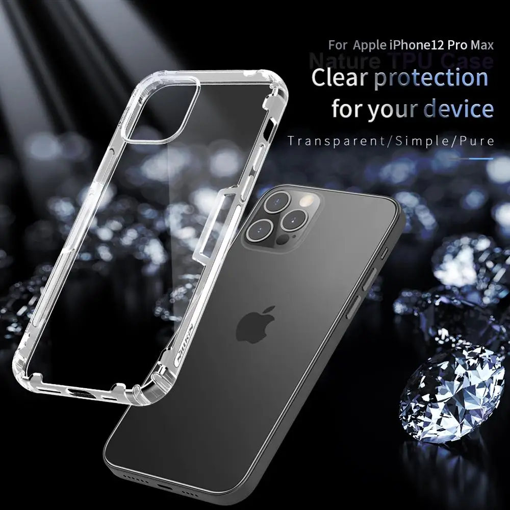 For iPhone 12 Pro Cover NILLKIN TPU Transparent Clear Soft Silicon Back Cover For iPhone 12 Pro Max Case Drop-proof
For iPhone 12 Pro Cover NILLKIN TPU Transparent Clear Soft Silicon Back Cover For iPhone 12 Pro Max Case Drop-proof
