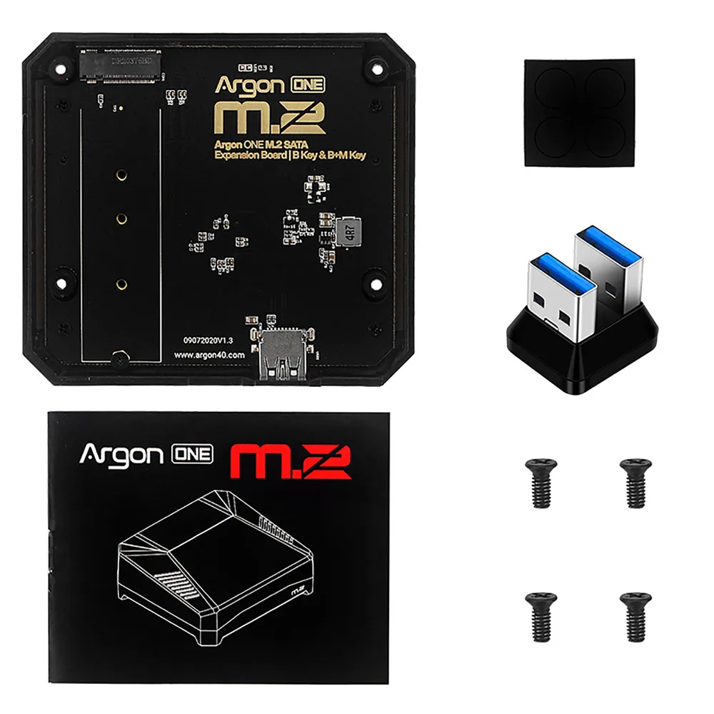 For Raspberry Pi 4B Argon ONE M.2 Expansion Board USB3.0 to SATA SSD Adapter Base
For Raspberry Pi 4B Argon ONE M.2 Expansion Board USB3.0 to SATA SSD Adapter Base