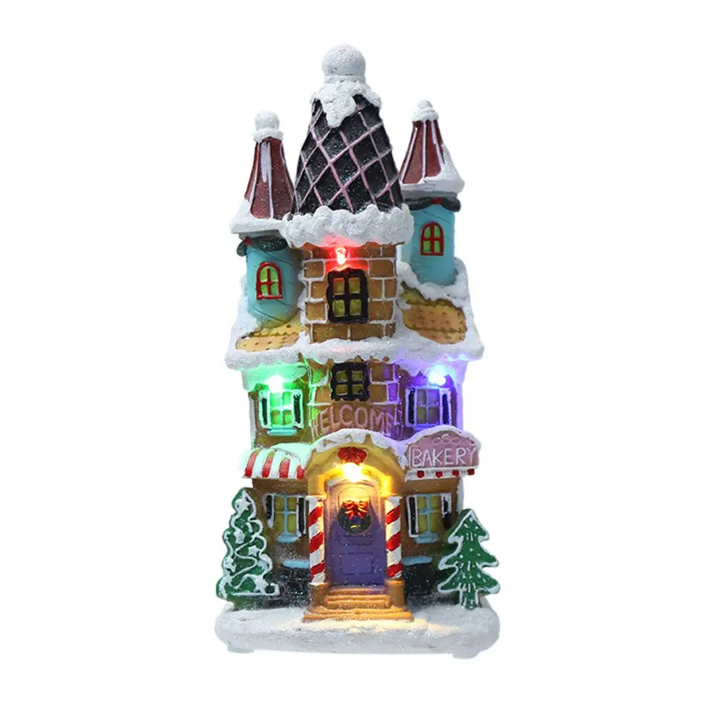 Miniature Snow Houses With LED Light Christmas Decoration For Home New Year Kids Xmas Gift Resin Christmas Scene Village
Miniature Snow Houses With LED Light Christmas Decoration For Home New Year Kids Xmas Gift Resin Christmas Scene Village