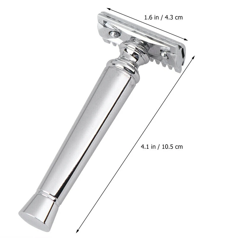 Double Edge Razor Men Shaving Classic Wet Shaver Metal Handle T-Shaped Knife Holder Without Blade
Double Edge Razor Men Shaving Classic Wet Shaver Metal Handle T-Shaped Knife Holder Without Blade