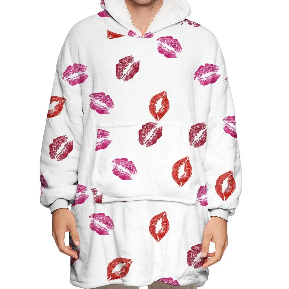 Lazy Blanket Sweater Hooded Casual Home Wear Lazy TV Blanket Avocado cat lipstick printing digital printing couple winter warmth
Lazy Blanket Sweater Hooded Casual Home Wear Lazy TV Blanket Avocado cat lipstick printing digital printing couple winter warmth