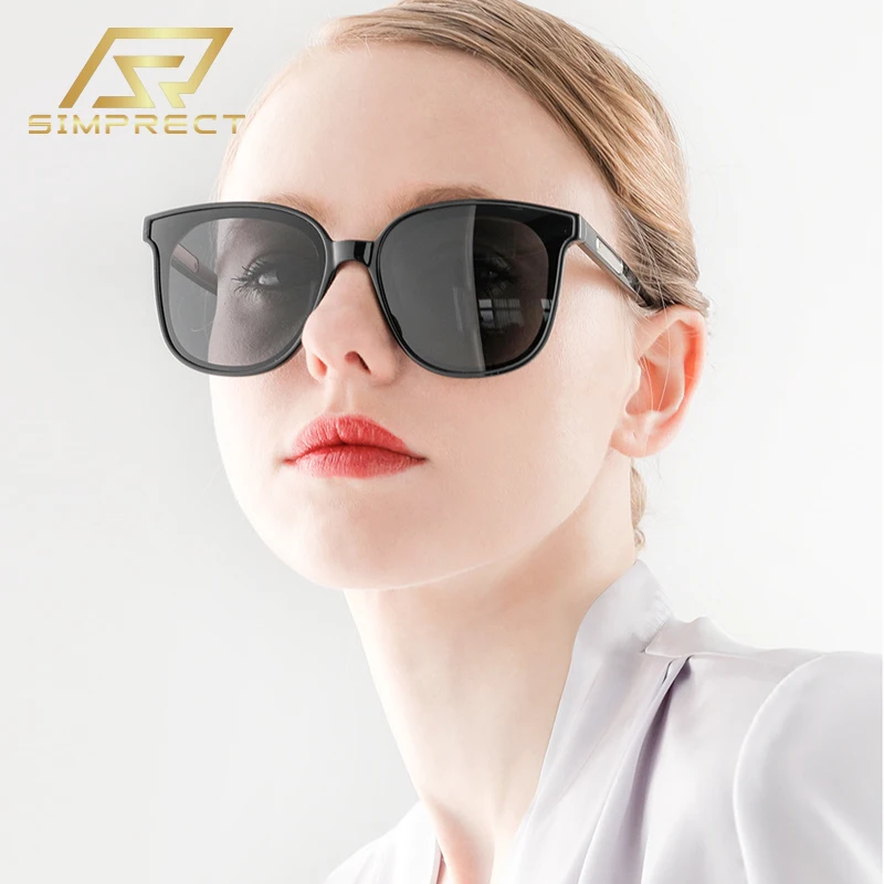 

SIMPRECT Миопия фотохромные поляризационные очки солнечные женские 2021 UV400 высокое качество бренд люкс Дизайнер модные ретро антиблик для вожде...