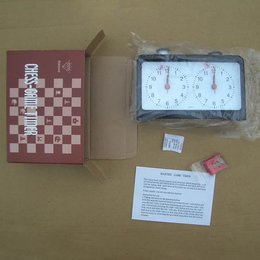 International Checkers Chess Board Game Accessory Windup Chess Clock Timer Competition Chess Set Portable Game Timer Chess Clock
International Checkers Chess Board Game Accessory Windup Chess Clock Timer Competition Chess Set Portable Game Timer Chess Clock