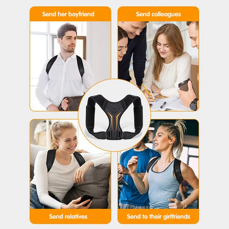 Adjustable Back Posture Corrector Support Belt Posture Corrector Spine Back Shoulder Support Back Support Dropship
Adjustable Back Posture Corrector Support Belt Posture Corrector Spine Back Shoulder Support Back Support Dropship