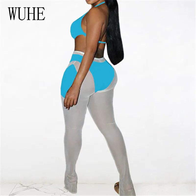 YEYA Color Contrast Patchwork Sport Fitness Suit Off Shoulder Sleeveless Halter Top and Skinny Pencil Pants Tracksuits Two Piece
YEYA Color Contrast Patchwork Sport Fitness Suit Off Shoulder Sleeveless Halter Top and Skinny Pencil Pants Tracksuits Two Piece