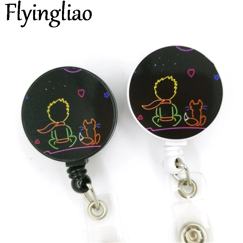 Little Prince Cartoon Retractable Badge Reel Lanyard Nurse ID Business Credit Card Work Card Badge Holder Office Student Clips
Little Prince Cartoon Retractable Badge Reel Lanyard Nurse ID Business Credit Card Work Card Badge Holder Office Student Clips