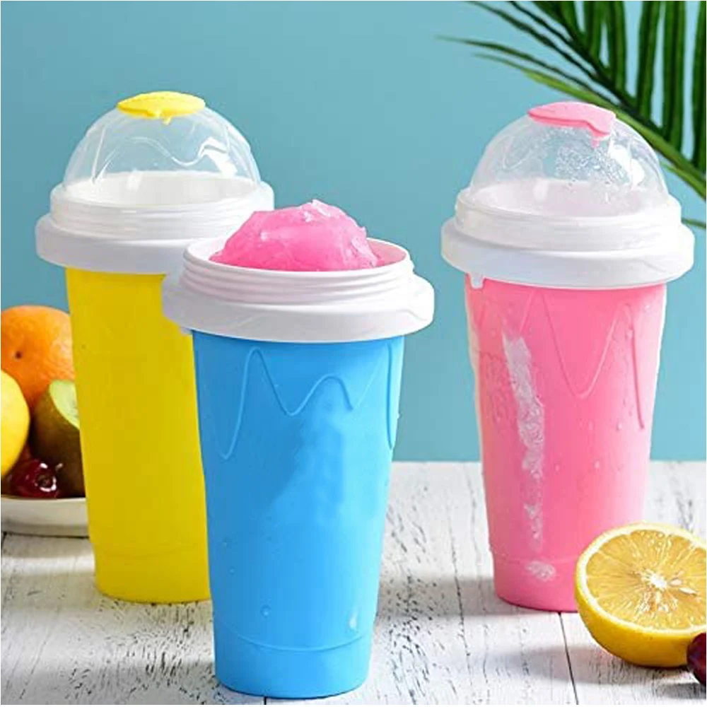 DIY Slushy Maker Ice Cup Travel Portable Double Layer Silica Cup Hot Summer Cooler Smoothie into Ice Children's Adult Slushy Cup
DIY Slushy Maker Ice Cup Travel Portable Double Layer Silica Cup Hot Summer Cooler Smoothie into Ice Children's Adult Slushy Cup