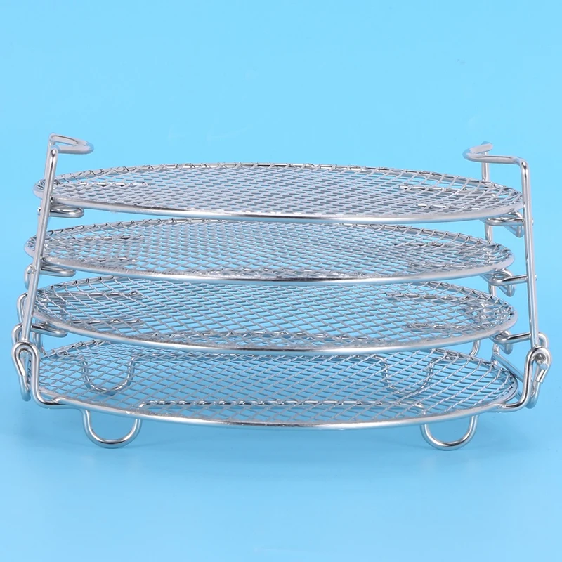 Air Fryer Accessories 4-Layer Grill for Ninja Foodi Dehydration Rack Steaming Rack Dried Fruit Rack Grill
Air Fryer Accessories 4-Layer Grill for Ninja Foodi Dehydration Rack Steaming Rack Dried Fruit Rack Grill