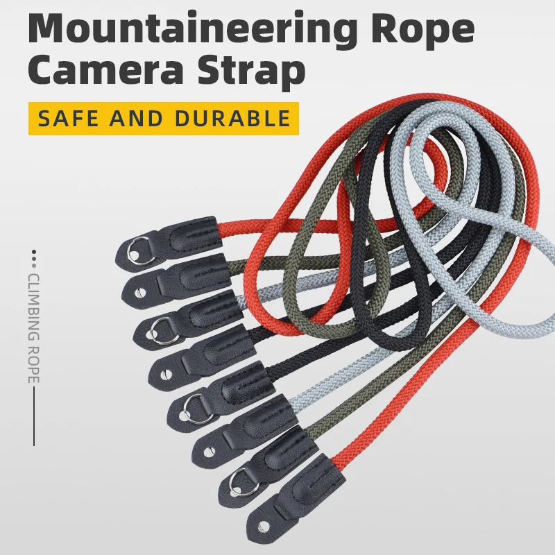 Climbing Rope Camera Strap Micro Single Camera With Retro Camera Rope SLR Camera Shoulder Strap Camera Accessories
Climbing Rope Camera Strap Micro Single Camera With Retro Camera Rope SLR Camera Shoulder Strap Camera Accessories