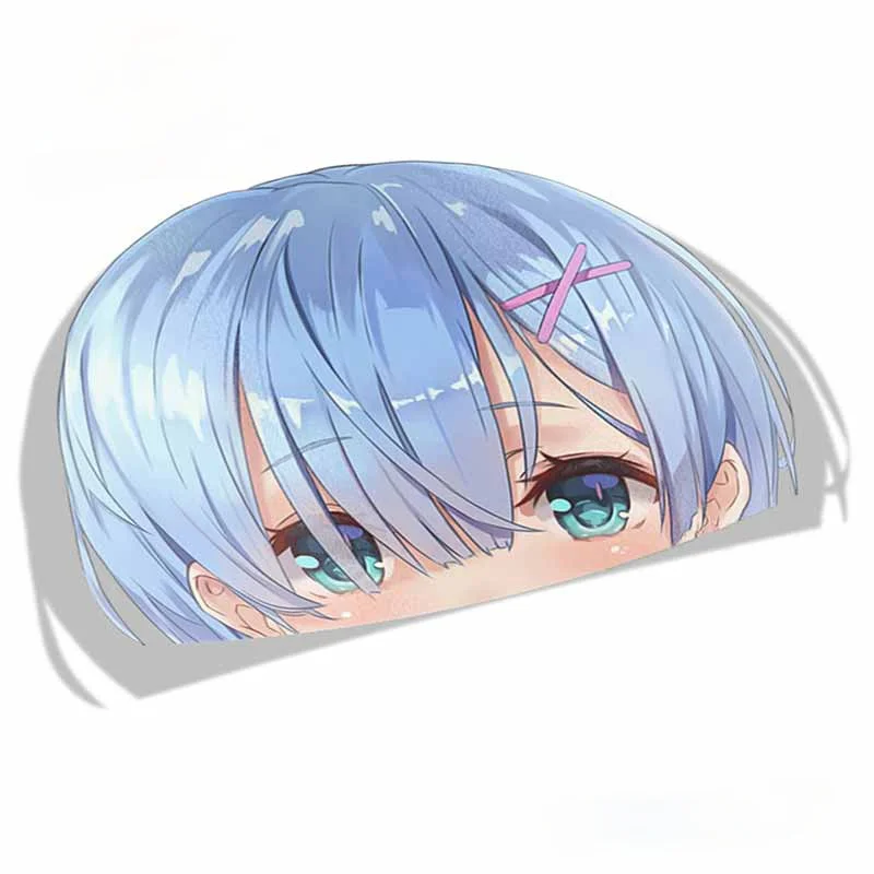 Cartoon Car Sticker for Rem Re Zero Peeker Big Head Anime Vinyl Rear Windshield Trunk Stickers KK13*9cm
Cartoon Car Sticker for Rem Re Zero Peeker Big Head Anime Vinyl Rear Windshield Trunk Stickers KK13*9cm