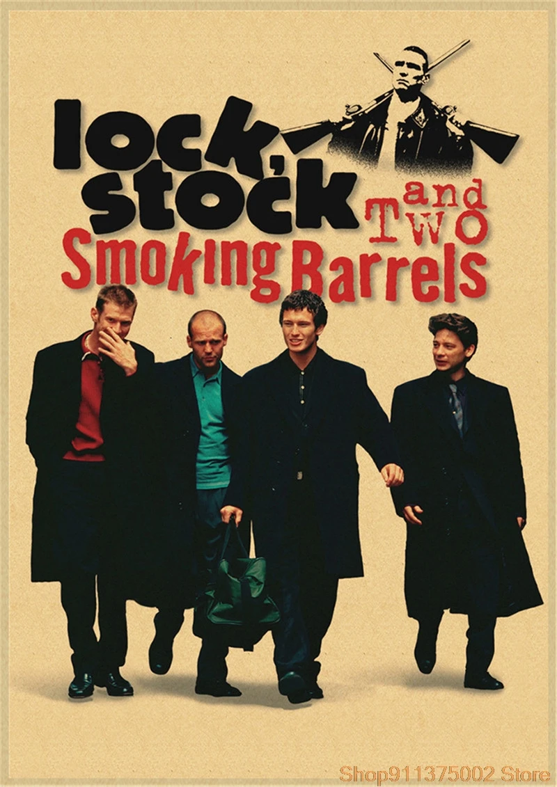 Настенные наклейки "Lock, Stock and Two Smoking Barrels", бумага
Настенные наклейки "Lock, Stock and Two Smoking Barrels", бумага