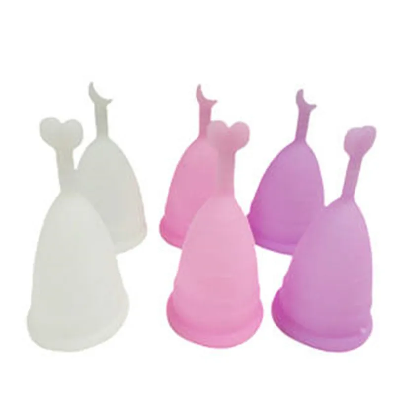 

Feminine Hygiene Lady Cup Menstrual Cup Silicone Coppetta Mestruale Coupe Menstruelle Moon Period Cup Women Health Care Tool New