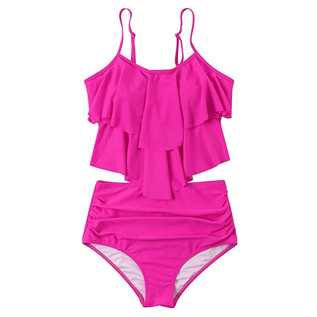 Women Sexy Bikini Swimsuit Leopard Ruffle High Waisted Swimsuits Formal 2 Piece Spaghetti Straps Beachewear Tankini Bathin X0311
Women Sexy Bikini Swimsuit Leopard Ruffle High Waisted Swimsuits Formal 2 Piece Spaghetti Straps Beachewear Tankini Bathin X0311