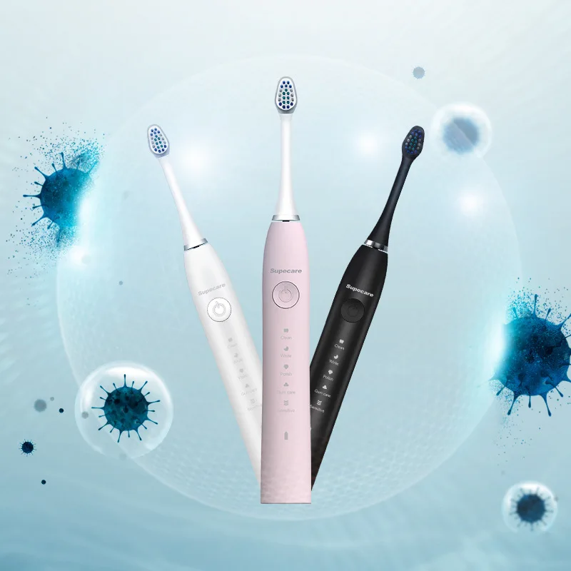 Sonic Electric Toothbrush for Adults Kids Smart Timer Rechargeable Whitening Toothbrush IPX7 Waterproof Long Battery Life USB
Sonic Electric Toothbrush for Adults Kids Smart Timer Rechargeable Whitening Toothbrush IPX7 Waterproof Long Battery Life USB