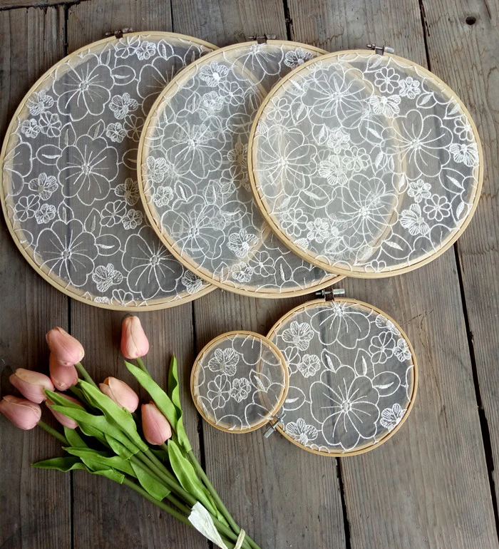 Wall Wedding Decor Creative handmade hanging decoration props white lace emboderied flower
Wall Wedding Decor Creative handmade hanging decoration props white lace emboderied flower