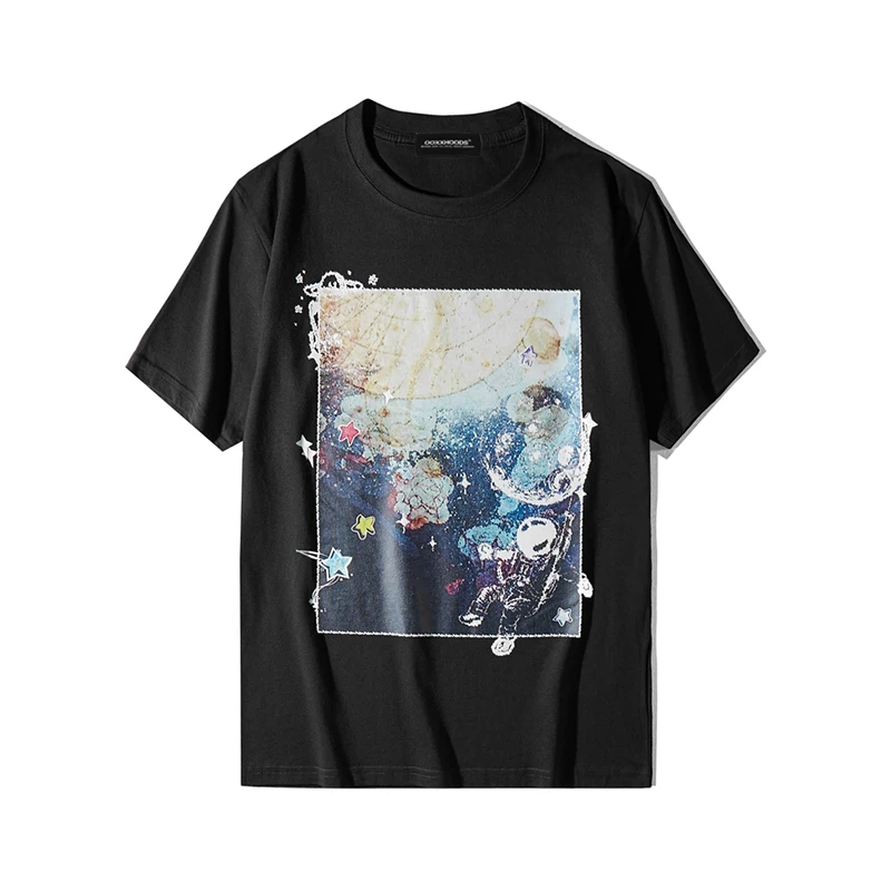 New animal printed color abstract loose couple render unlined upper garment of a T shirt with short sleeves oversize
New animal printed color abstract loose couple render unlined upper garment of a T shirt with short sleeves oversize