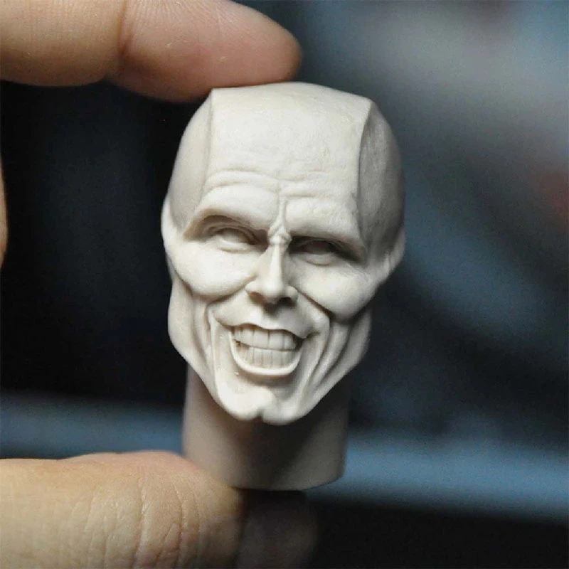 1/6 Unpainted Head Carving Model Masked Jim Carrey Head Sculpture Fit 12 inch Male Soldier Action Figure Body
1/6 Unpainted Head Carving Model Masked Jim Carrey Head Sculpture Fit 12 inch Male Soldier Action Figure Body