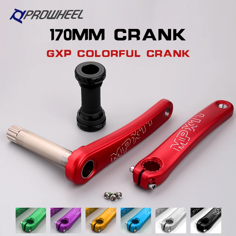 Комплект коленей PROWHEEL для горного велосипеда GXP 8/9/10/11/12 скоростей 170/175 мм нижний