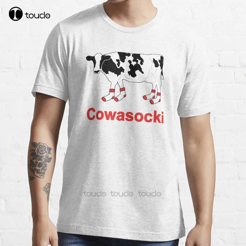 Новые носки из молочной коровы-Cowasocki, футболка из хлопка, Мужская футболка, велосипедные рубашки для мужчин на заказ, Подростковая унисекс
Новые носки из молочной коровы-Cowasocki, футболка из хлопка, Мужская футболка, велосипедные рубашки для мужчин на заказ, Подростковая унисекс