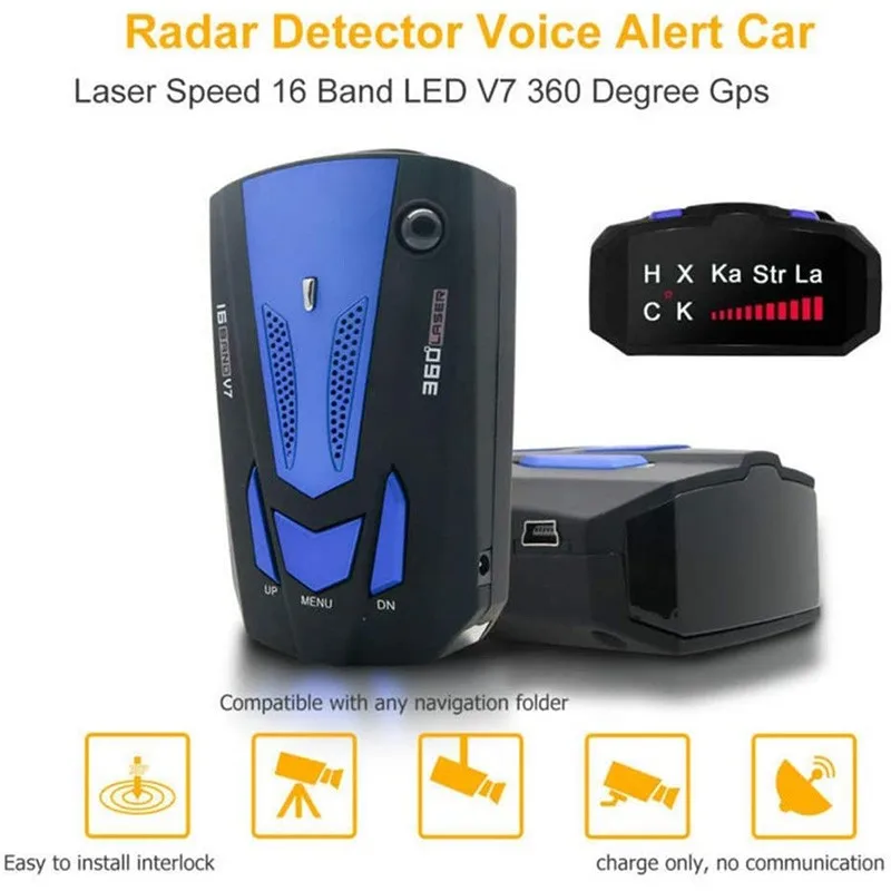 Best Car 360 Degree 16 Band LED Display Anti Radar Detector Speed Voice Alert Warning with Russia English Switch High Quality
Best Car 360 Degree 16 Band LED Display Anti Radar Detector Speed Voice Alert Warning with Russia English Switch High Quality