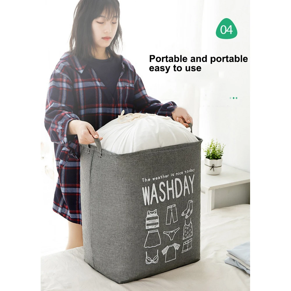 Fabric Storage Basket, Waterproof Foldable Storage Bag, Portable Dirty Clothes Basket, Multifunctional Large Clothes Storage Bag
Fabric Storage Basket, Waterproof Foldable Storage Bag, Portable Dirty Clothes Basket, Multifunctional Large Clothes Storage Bag